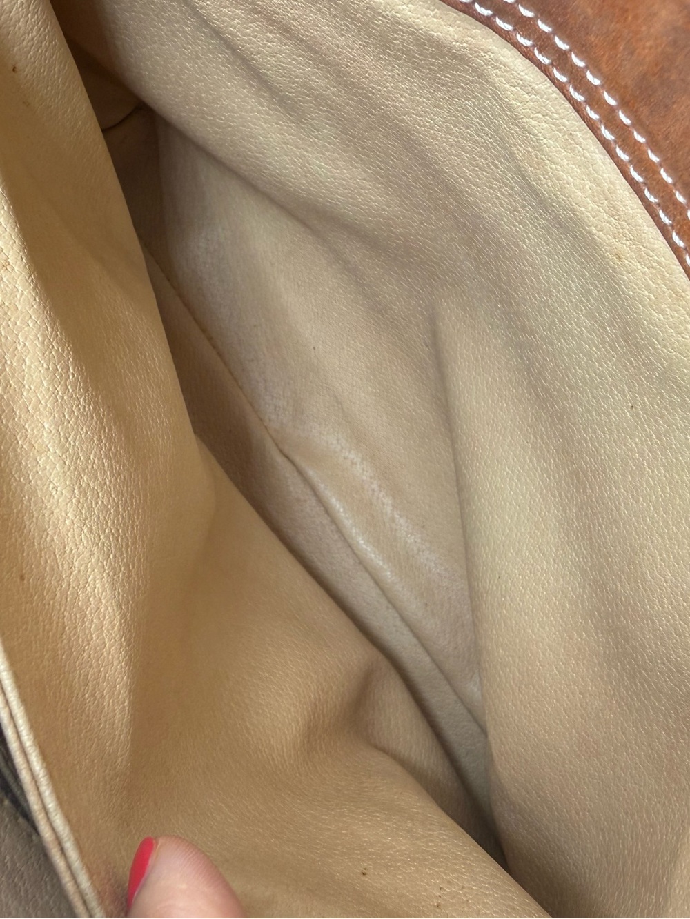 Celine Vintage Macadam Handbag w/ Unbranded Chain - Picture 14 of 16